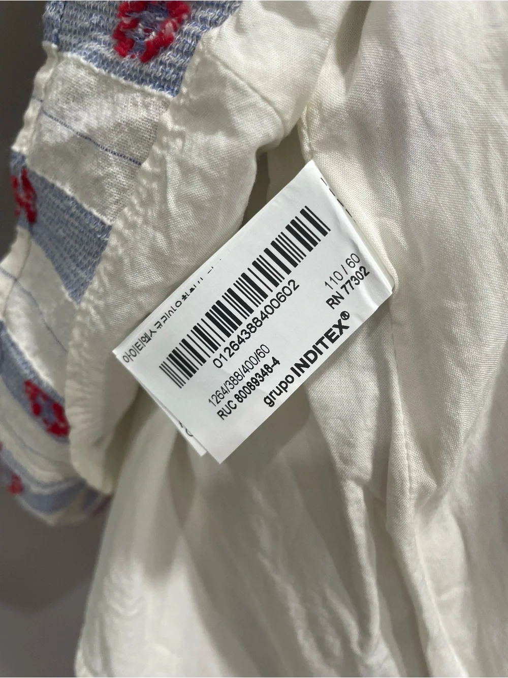 Zara lightweight white